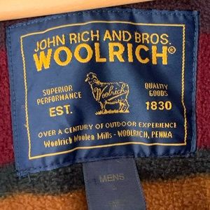 Woolrich Barn Coat Green Men Large Cotton Canvas